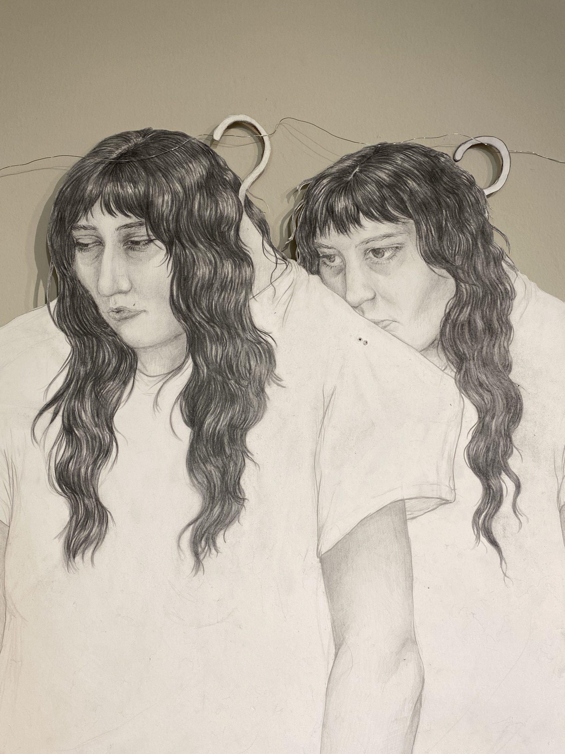 two long haired women